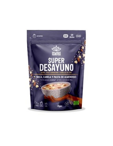 Super Desayuno Maca Canela Almendra 360 Gr de Iswari
