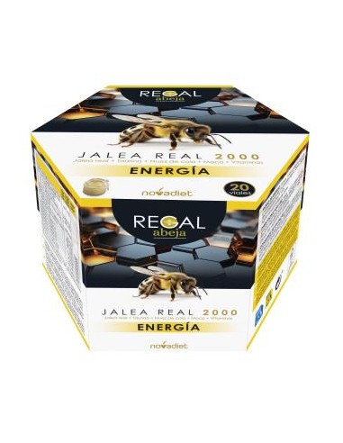 Regal Abeja Energia Jalea Real 2000 20Viales de Novadiet