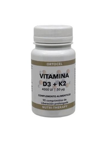 Vitamina D3+K2 90 Comp de Ortocel Nutri-Therapy
