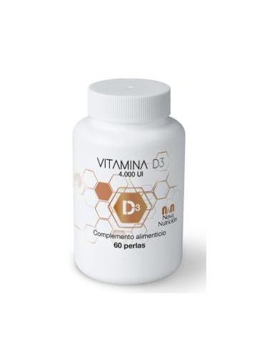 Vitamina D3 4000 Ui 60 Perlas de N&N Nova Nutricion