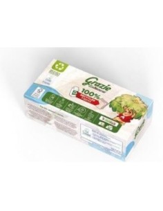 Pañuelos Faciales Triple Capa  80 Uds Bio de Grazie Natural