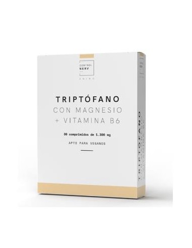 Controlnerv Triptofano Magnesio Vitamina B6 30 Com de Herbora