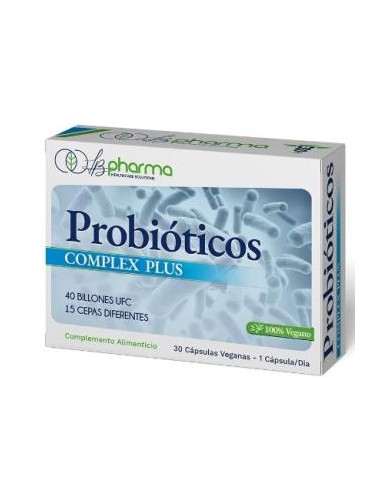 Probioticos Complex Plus 30Cap. de Lb Pharma