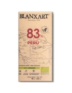Chocolate Negro 83% Peru 75 Gr Eco de Blanxart
