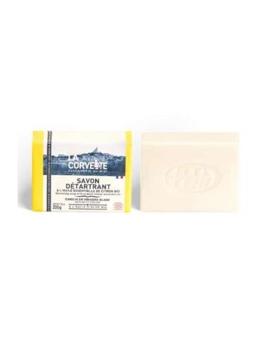 Jabon Solido Descalcificante Limon-Vinagre Blanco 200 Gr de La Corvette