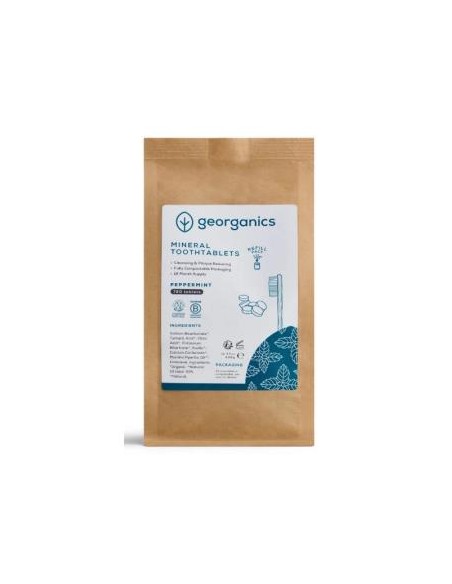 Enjuague Bucal Menta 720 Pastillas de Georganics