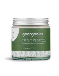 Dentifrico Mineral Arbol Del Te Polvo120 Gr de Georganics