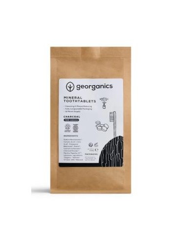 Enjuague Bucal Carbon Activo 720 Pastillas de Georganics