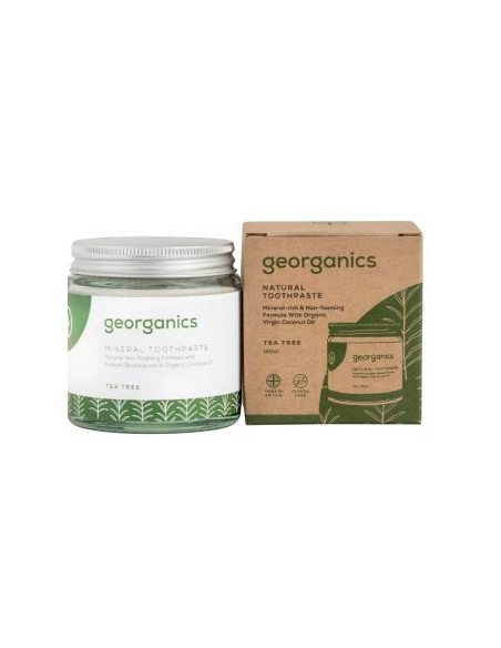 Dentifrico Mineral Arbol Del Te Crema 120 Ml de Georganics