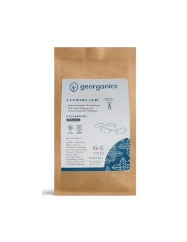 Chicle Menta Y Xilitol 140Chicles. de Georganics