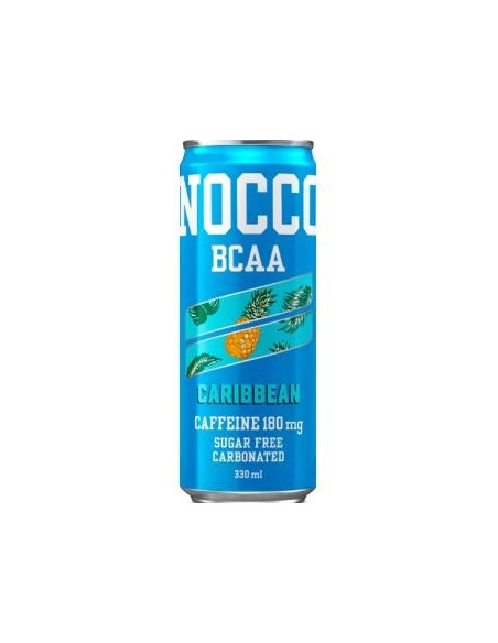 Bebida Energetica Bcaa  Caribbean 330 Ml de Nocco