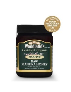 Miel De Manuka Raw  Mgo 450+ Monofloral 250Gr Eco de Woodland´S