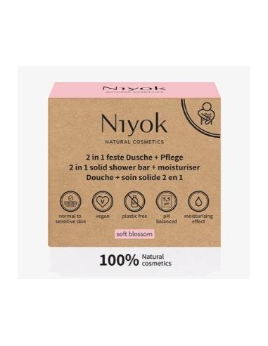 Limpiador Corporal Con Locion Soft Blossom 80 Gr de Niyok