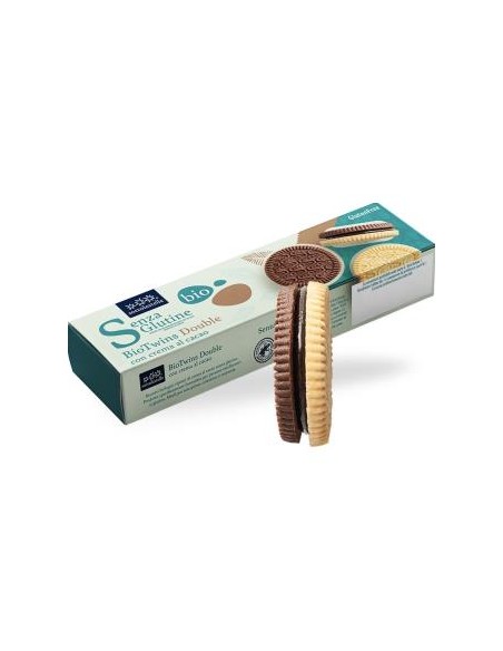 Galleta Biotwins Doble Crema Cacao 125 Gr Bio Sg de Sottolestelle