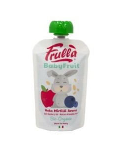 Baby Pure De Manzana Arandanos Y Avena 10 Uds X 100 Gr Bio de Frulla