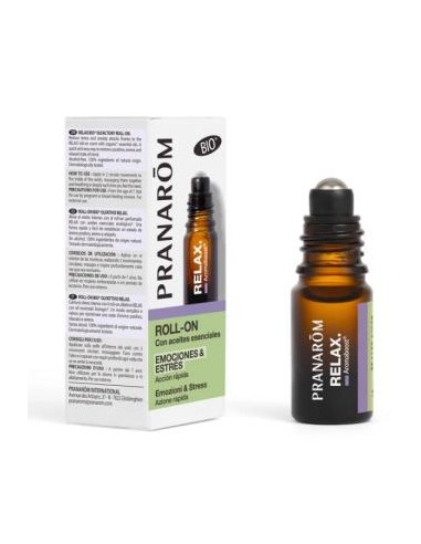 Aromaboost Roller Relax Bio (Eco) 5 Ml de Pranarom P.Acabado