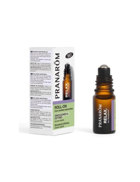 Aromaboost Roller Relax Bio (Eco) 5 Ml de Pranarom P.Acabado