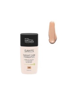 Maquillaje Fluido Radiant Care 04 Rose Amber 30 Ml de Sante Naturkosmetik