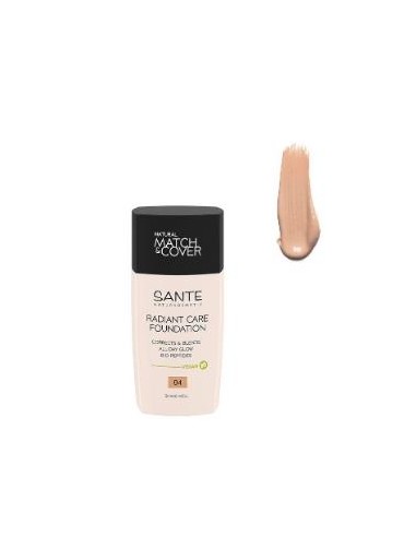 Maquillaje Fluido Radiant Care 04 Rose Amber 30 Ml de Sante Naturkosmetik