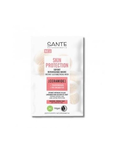 Mascarilla Skin Protection Calmante Aceite Almendras-Uva 8 M de Sante Naturkosmetik