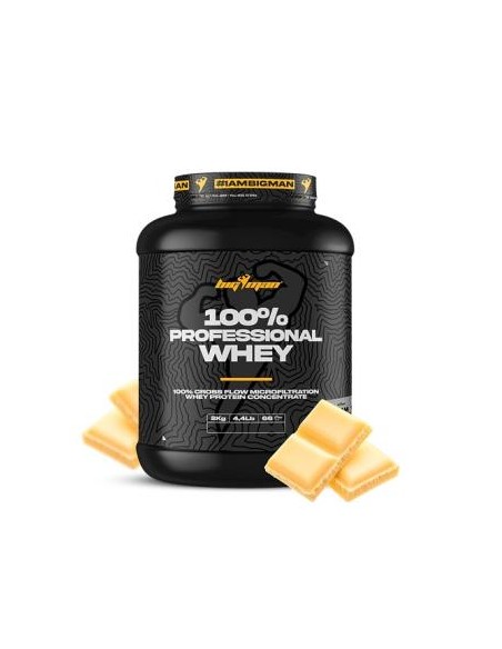 100% Professional Whey 2 K 4,4 Lbs Chocolate Blanc de Bigman