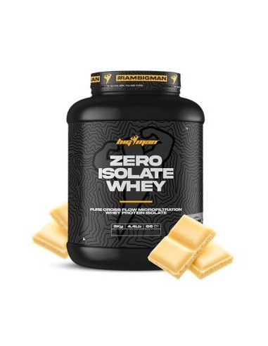 Zero Whey Protein Isolate 2Kg 4,4 Lbs Choco Blanco de Bigman