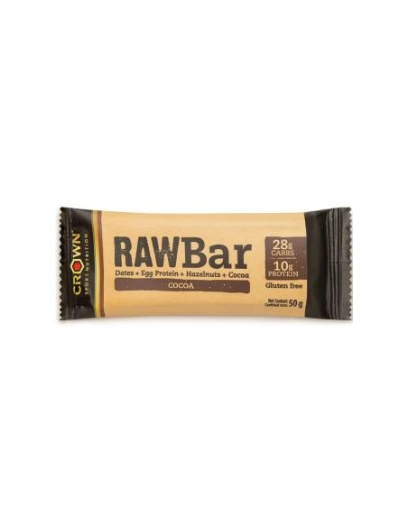 Raw Bar 1 Barrita X 50 Gr Cacao de Crown Sport Nutrition
