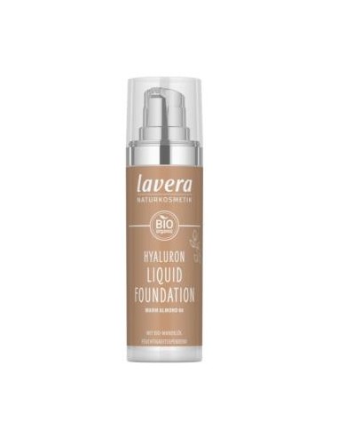 Maquillaje Fluido Hyaluron 06 Warm Almond 30 Ml de Lavera