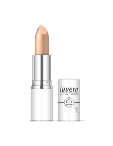 Pintalabios Cream Glow 04 Peachy Nude de Lavera