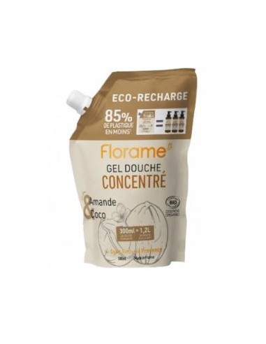 Eco Recarga Gel De Ducha Concentrado Almendras-Coco 300 Ml de Florame