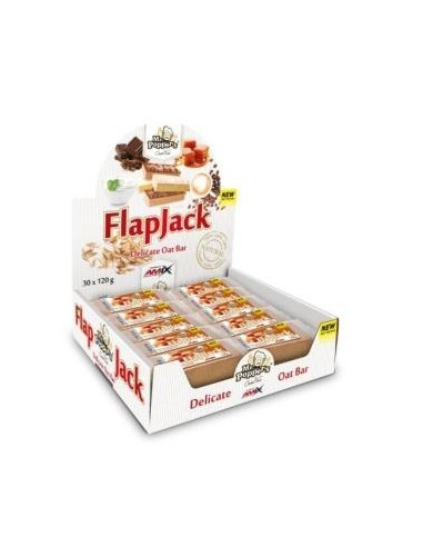 Flap Jack Oat Bar 30X120Gr Doble-Chocolate de Mr Poppers