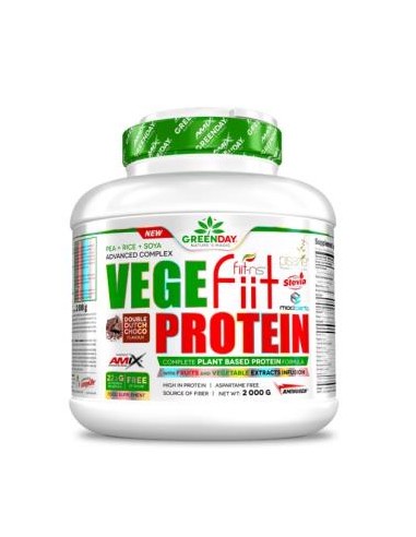 Vegefiit Protein 2 Kg Doble-Chocolate de Greenday