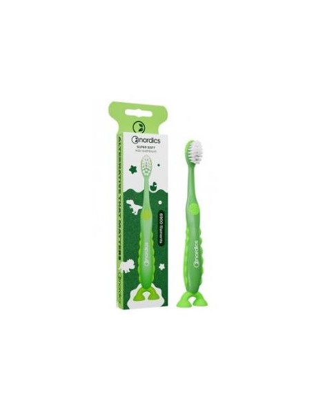 Cepillo Dental Niños 6.900 Dinosaurio Verde de Nordics Oral Care