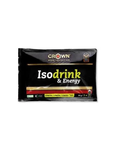 Isodrink & Energy Monodosis Limon 32 G de Crown Sport Nutrition