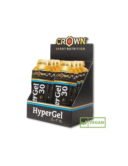 Hypergel 30 (Hydro) Neutro + Cafeina 10 X 75G de Crown Sport Nutrition