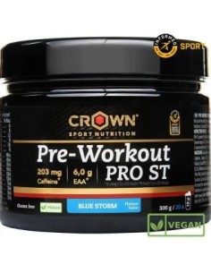 Pre Workout Pro St Blue Storm 300 G (20 Porciones) de Crown Sport Nutrition