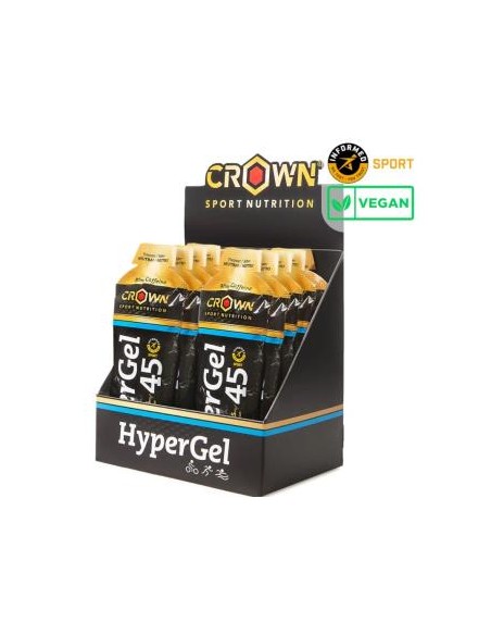 Hypergel 45 Neutro + Cafeina 10 X 75G de Crown Sport Nutrition