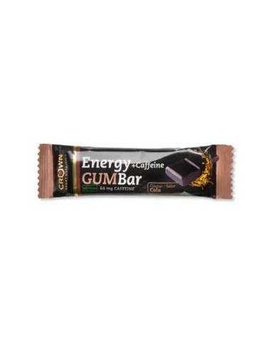 Energy Gum Bar Cola + Cafeina 1 X 30 G de Crown Sport Nutrition