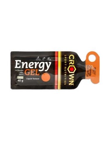Energy Gel Naranja 1 X 40G de Crown Sport Nutrition