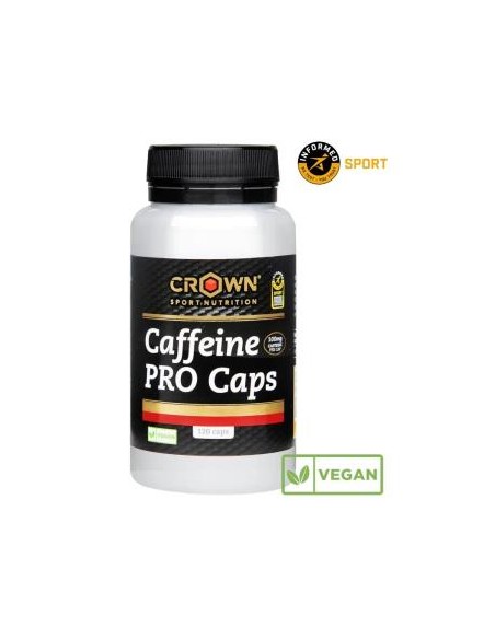 Caffeine Pro Caps 100 Mg  120 Caps de Crown Sport Nutrition