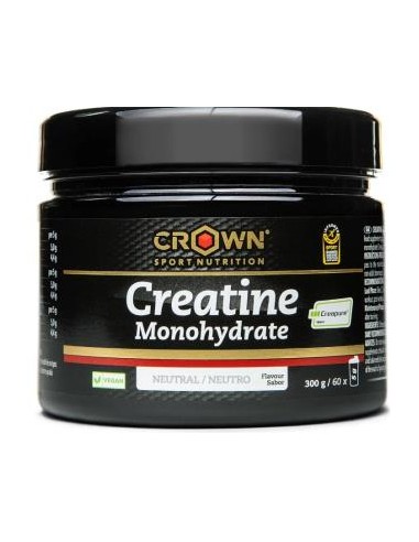 Creatine Monohydrate Creapure Neutro 300 G de Crown Sport Nutrition