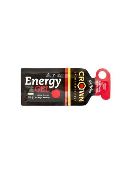 Energy Gel Frutos Rojos + Cafeina 1 X 40G de Crown Sport Nutrition