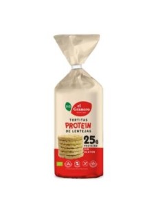 Tortitas Protein De Lentejas 125 Gr  Bio Vegan Sg de El Granero
