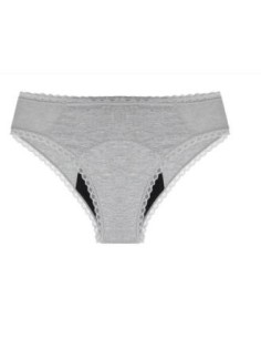 Braguita Menstrual Algodon Organico-Bambu-Gris-Xs de Myalma