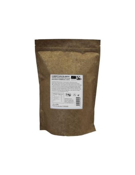 Cobertura Chocolate Blanco 40% 1Kg Bio de Alternativa 3