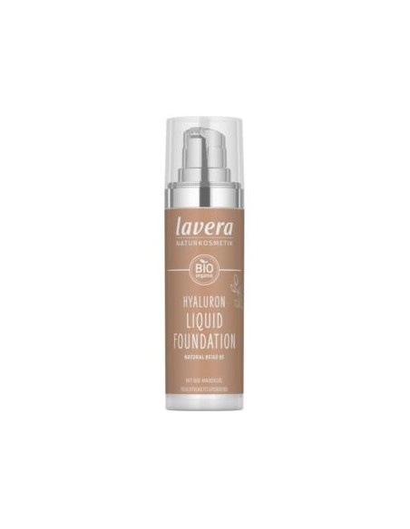 Maquillaje Fluido Hyaluron 05 Natural Beige 30 Ml de Lavera