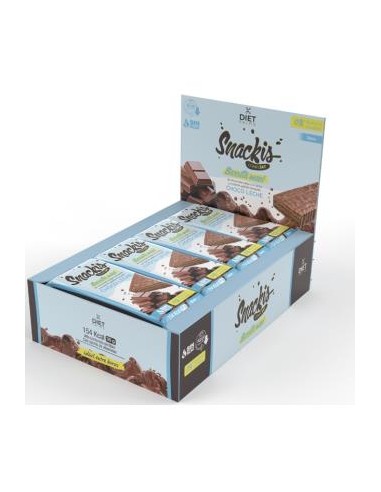 Diet Prime  Snackis Compleat Barrita Maxi Choco Leche 12 Uds de Herbora