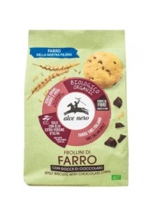 Galletas Cacao Con Gotas De Chocolate 300Gr Bio de Alce Nero