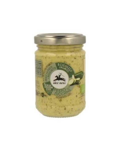 Salsa Pesto Calabacin 130Gr Bio de Alce Nero