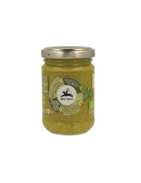 Pesto Genoves Con Albahaca130Gr Bio de Alce Nero